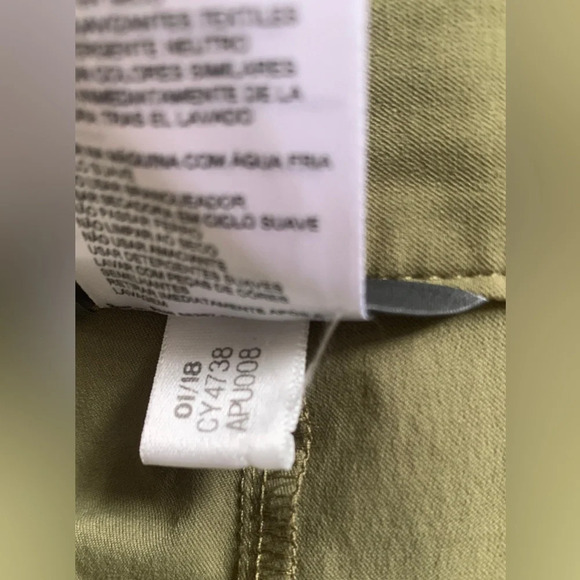 Mens adidas adicross hybrid golf shorts size 38 green 3 stripe leg logo - Picture 3 of 6